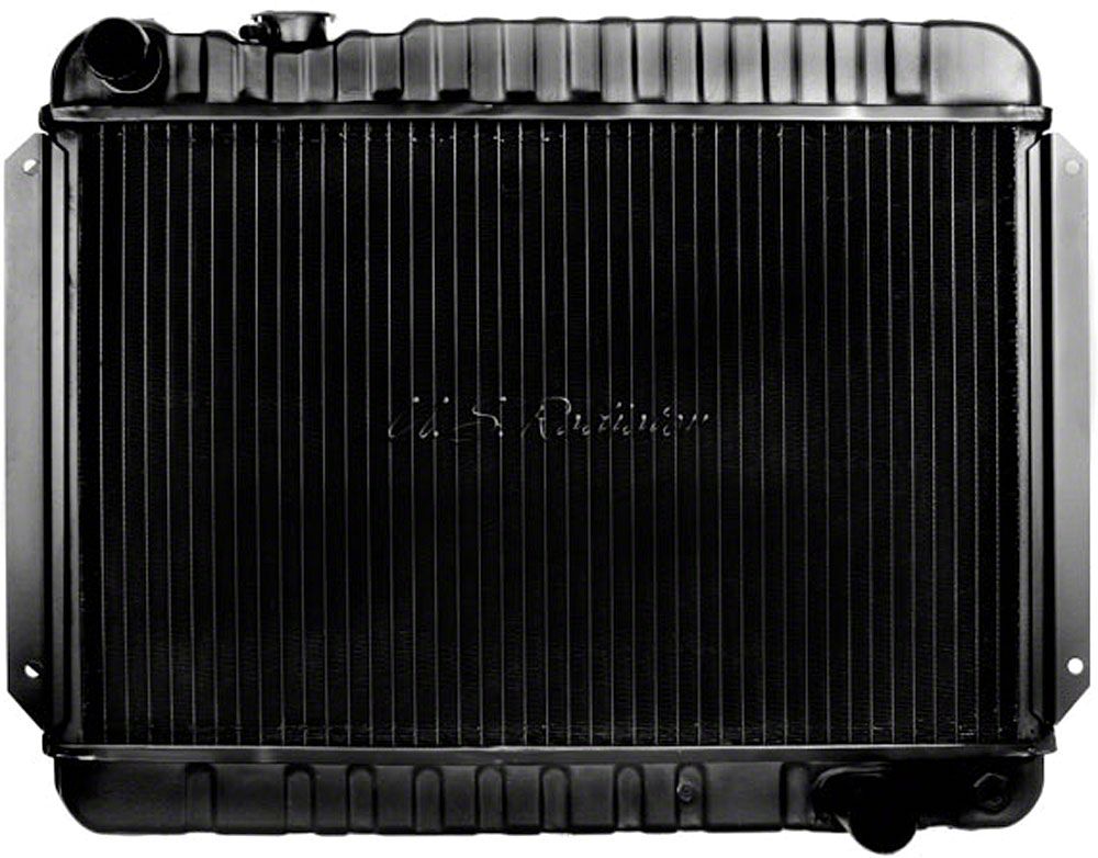 Large Car Radiator Ecklers Radiator, Big Block, 2-Row, For Cars With Manual Transmission ...