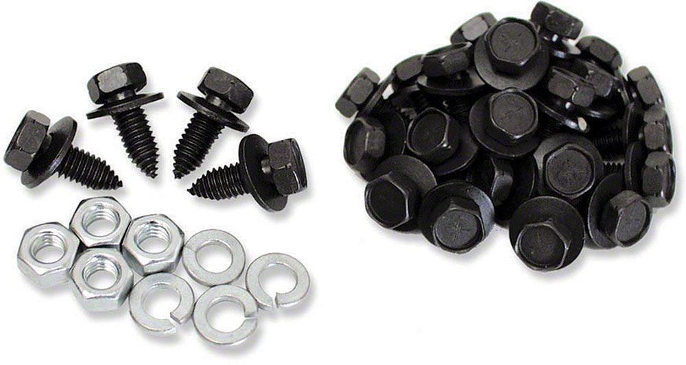 Ecklers Radiator Core Support Mounting Bolts, Chevelle (64-67 Malibu ...