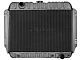 Chevelle Radiator, Small Block, 4-Row, For Cars With Automatic Transmission & Without Air Conditioning, Desert Cooler, U.S. Radiator, 1966-1967