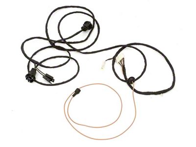 Chevelle Rear Body Wiring Harness, 2-Door Sedan & Coupe, For Cars Without Back-Up Lights, 1964