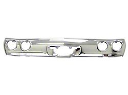 Rear Bumper; Chrome (71-72 Chevelle, Excluding Wagon)