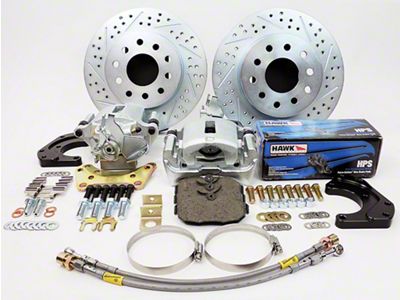 Chevelle - Rear Disc Brake Conversion, Non Staggered W/C Clip, 1964-1972