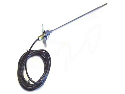 Chevelle Rear Mount Antenna, Oval Tip, 1968-69
