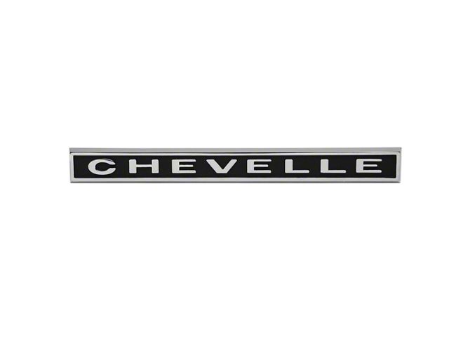 Chevelle Rear Panel Emblem, Chevelle, 1967
