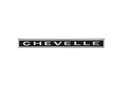 Chevelle Rear Panel Emblem, Chevelle, 1967