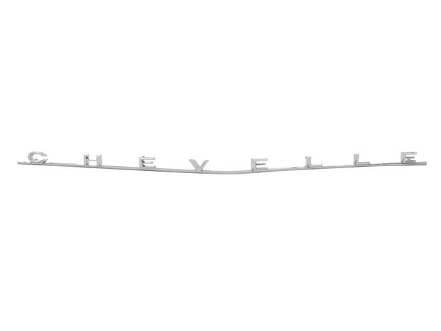 Chevelle Rear Panel Emblem, Chevelle, For Cars With SS Trim, 1966