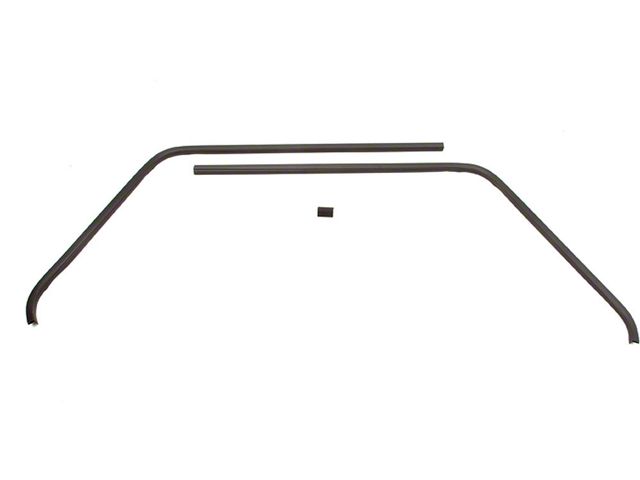 Chevelle Rear Window Trim, Interior, 2-Door & 4-Door Sedan,1964-1965 (Malibu, Sedan, Four-Door)