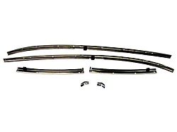 Chevelle Roof Rail Weatherstrip Channel Set, 2-Door Coupe, 1970-1972