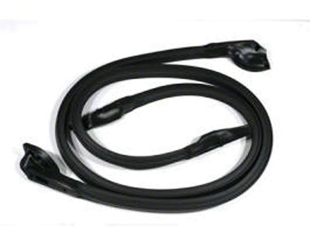 Chevelle Roof Rail Weatherstrip Seals, For 2-Door Coupe, 1973-1977