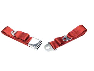 Chevelle Seat Belt, Front, Bronze, 1966 Early