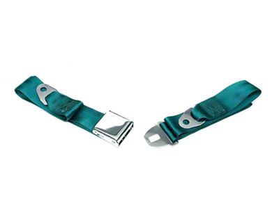 Chevelle Seat Belt, Front, Dark Turquoise, 1965-1966 Early