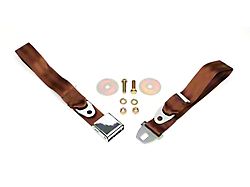 Seat Belt, Rear, Dark Saddle, Early (64-66 Chevelle; 64-66 Malibu)