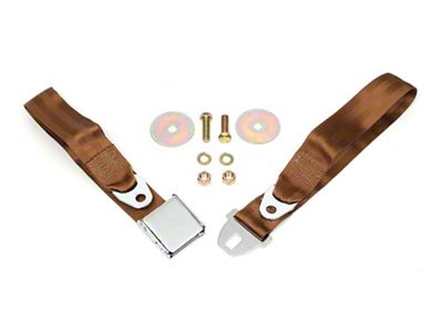 Chevelle Seat Belt, Rear, Saddle, 1964-1966 Early