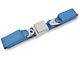 Chevelle Seat Belt, Rear, Turquoise, 1964-1966 Early