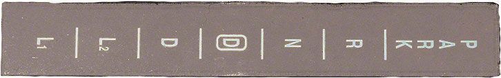 thumbnail image 2 of 1964 Chevy Powerglide Shift Indicator – Bezel & Lens – P R N D L – MIKES C6445 2 of 6