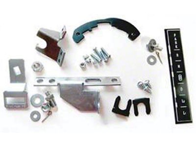 Chevelle Shifter Conversion Kit, Powerglide To 700R4, 200-4R Or 4L60 Transmission, 1966-1967