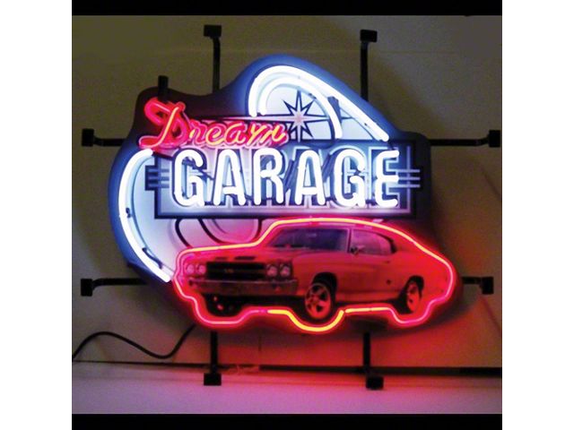 Chevelle Sign, Neon, Dream Garage