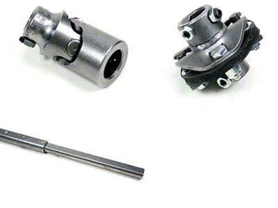 Chevelle Steering Column Installation Kit, 13/16-36 SplineShaft, For Cars With Power Steering & Floor Or Column ShiftTransmission, ididit, 1969-1972