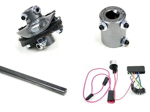 Chevelle Steering Column Installation Kit, 3/4-30 Spline Shaft, For Cars With Manual Steering, ididit, 1964-1966