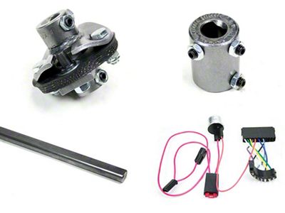 Chevelle Steering Column Installation Kit, 3/4-36 Spline Shaft, For Cars With Manual Steering, ididit, 1964-1966
