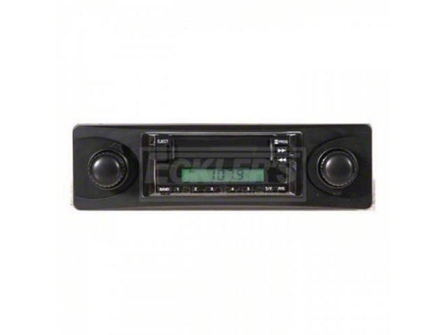 Chevelle Stereo, KHE-300USB, Black Face, For Super SportModels With Original Dash, 1970-1972