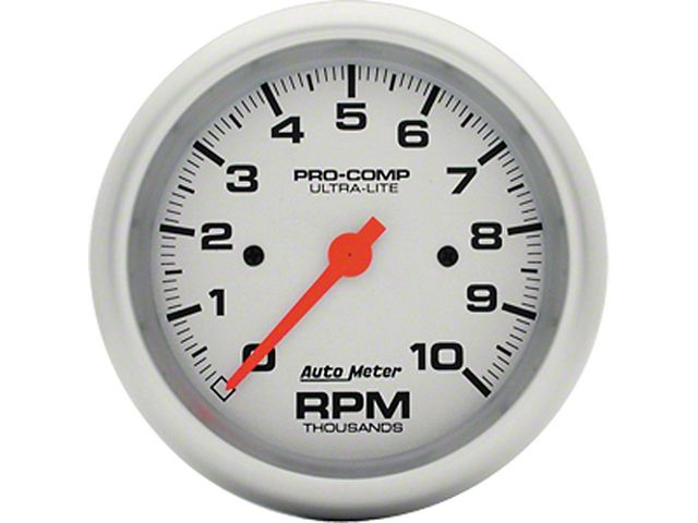 Chevelle Tachometer, In-Dash Mount, 10,000 RPM, Ultra-Lite Series, AutoMeter, 1964-1972