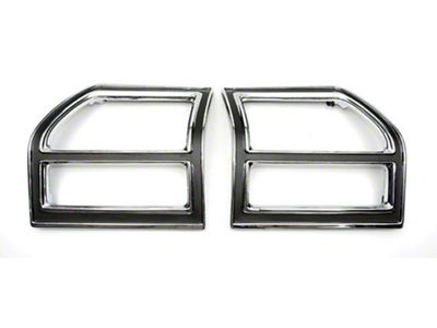 OPR Chevelle Taillight Bezels, Left & Right, Except Wagon, 1969