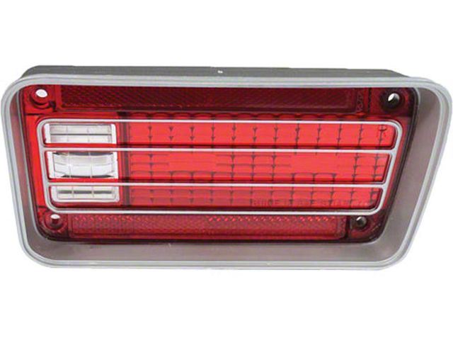 Chevelle Taillight Lens, Except Wagon, Malibu, Show Quality, Right, 1970