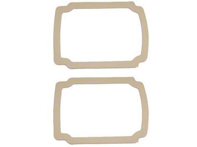 Chevelle Taillight Lens Gaskets, Except Wagon, 1967