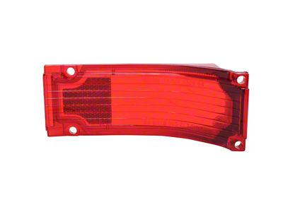 Chevelle Taillight Lens, Show Correct, Outer, Red, 1966