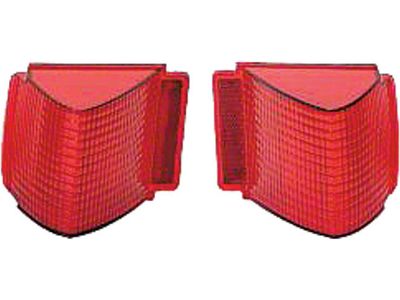 Chevelle Taillight Lenses, Except Wagon, 1967