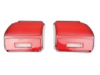 Chevelle Taillight Lenses, Except Wagon, 1969