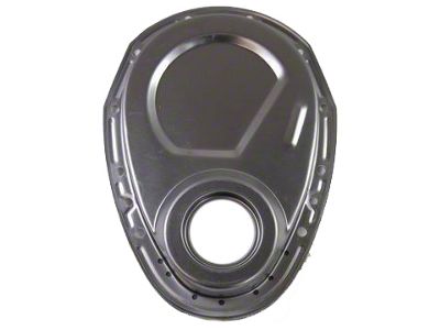 Chevelle Timing Chain Cover, Small Block, Unplated Steel, 1969-1972
