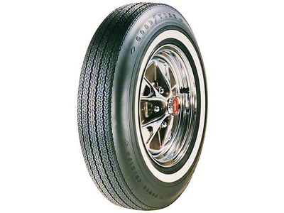 Chevelle Tire, 6.95/14 With 7/8 Wide Whitewall, Goodyear Power Cushion Bias Ply, 1965-1966