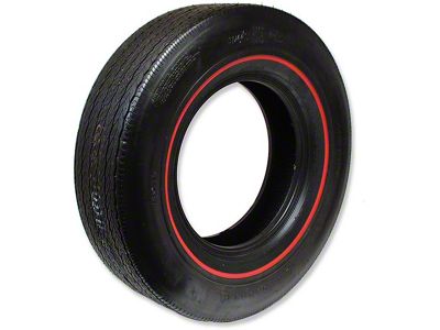 Chevelle Tire, Firestone Wide Oval, E70X14, Redline, All Years