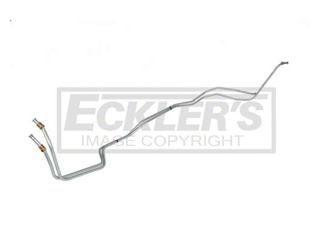Chevelle Transmission Cooler Line, T350, 5/16 Inch, Stainless Steel 1973-1977