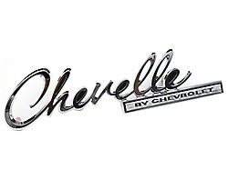 Trunk Emblem, Chevelle By Chevrolet (1969 Chevelle)