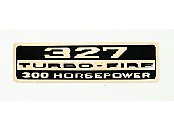 Valve Cover Decal,Turbo Fire,327ci/300hp,62-64