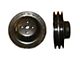 Chevelle Water Pump Pulley, 396/375hp L78, Deep Double Groove, Black, 1965-1968