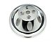 Chevelle Water Pump Pulley, Small Block, Single Groove, Polished Billet Aluminum, For Cars With Short Water Pump, 1964-1968