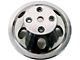 Chevelle Water Pump Pulley, Small Block, Single Groove, Polished Billet Aluminum, For Cars With Long Water Pump, 1969-1972