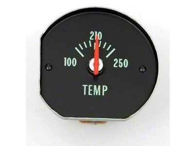 Chevelle Water Temperature Gauge, With Green Numbers, SuperSport SS , 1970
