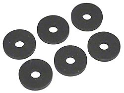 Window Crank Foam Washers; Set of 6 (64-72 Chevelle)