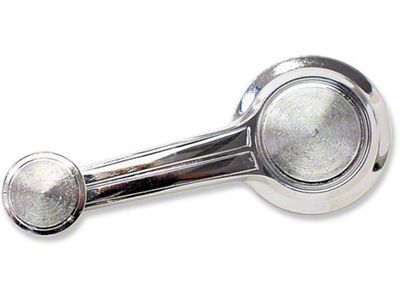 Chevelle Window Crank Handle, With Chrome Knob, Door Or Quarter, 1965-1966