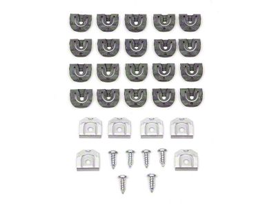 Cleaned Item Name: Windshield Molding Clips (64-67 Chevelle; 64-67 Malibu)