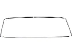 Windshield Moldings, For All Cars Except Convertibles (64-65 Chevelle; 64-65 Malibu)