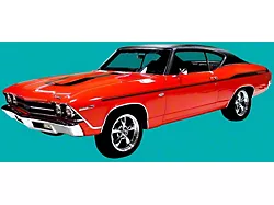 Chevelle Yenko Decal And Stripe Kit, 1969 (Malibu, Sports Coupe, Two-Door)
