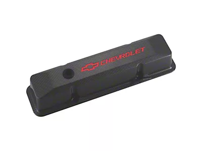 Proform Small Block Chevy (SBC) Carbon Style Diecast Valve Covers Recessed Proform Small Block Chevy (SBC) Carbon Style Diecast Valve Covers Recessed