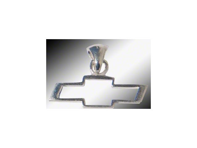 Chevrolet Bowtie Open Pendant -Sterling Silver