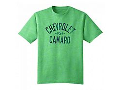 Chevrolet Camaro USA Tee - Heather Green